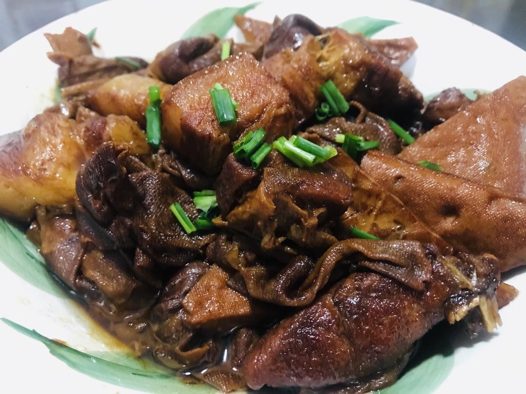 香干红烧肉