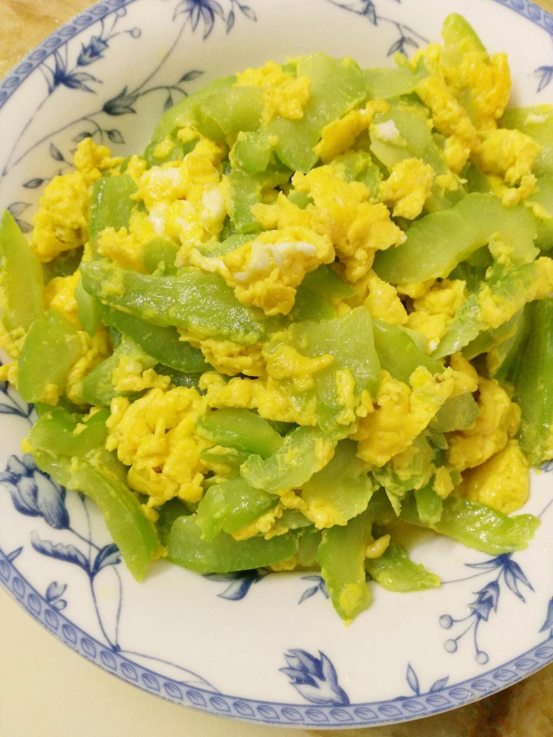 无路可退-做的苦瓜炒蛋