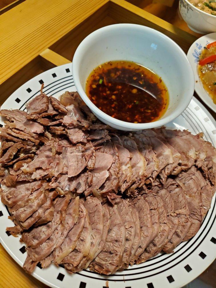 最好吃的卤牛肉蘸酱