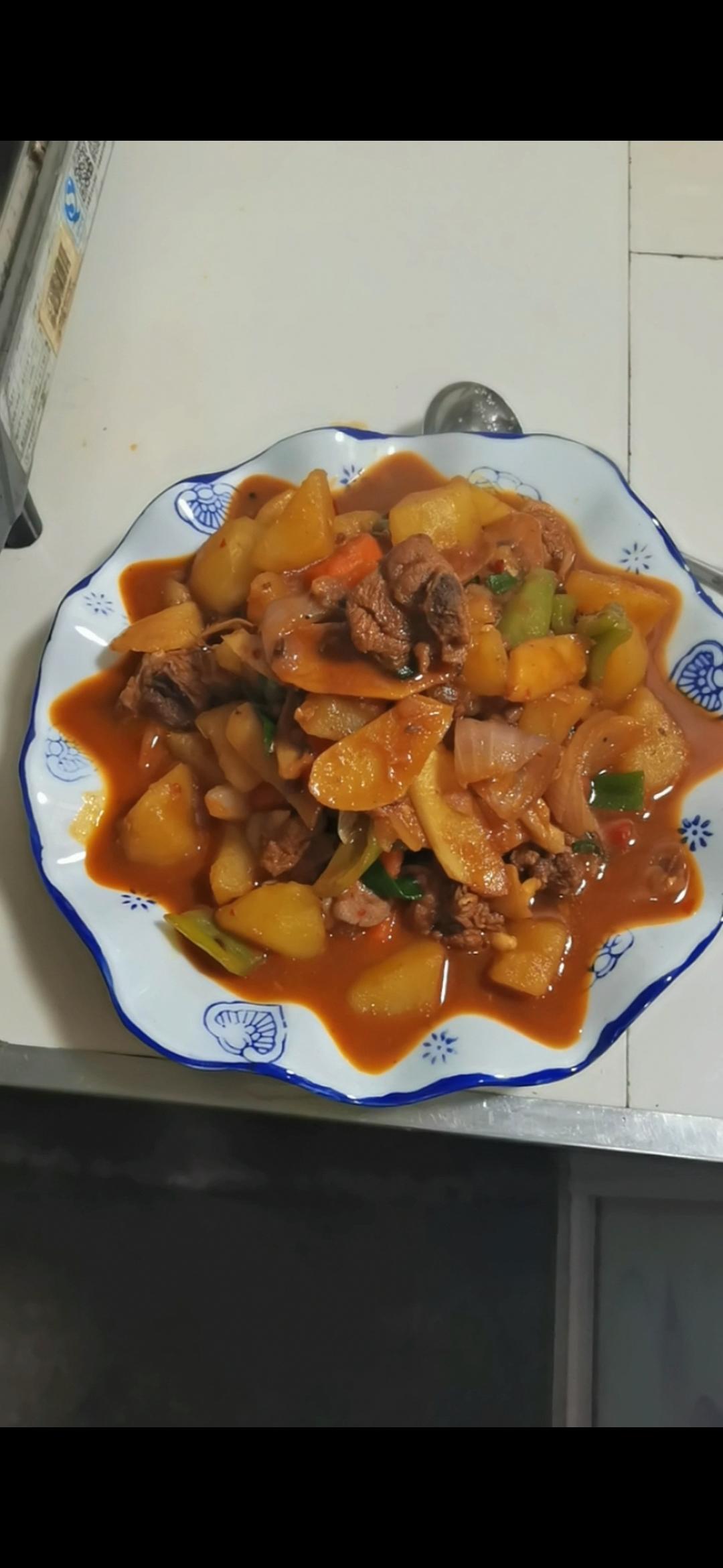 鸭块烧土豆的做法