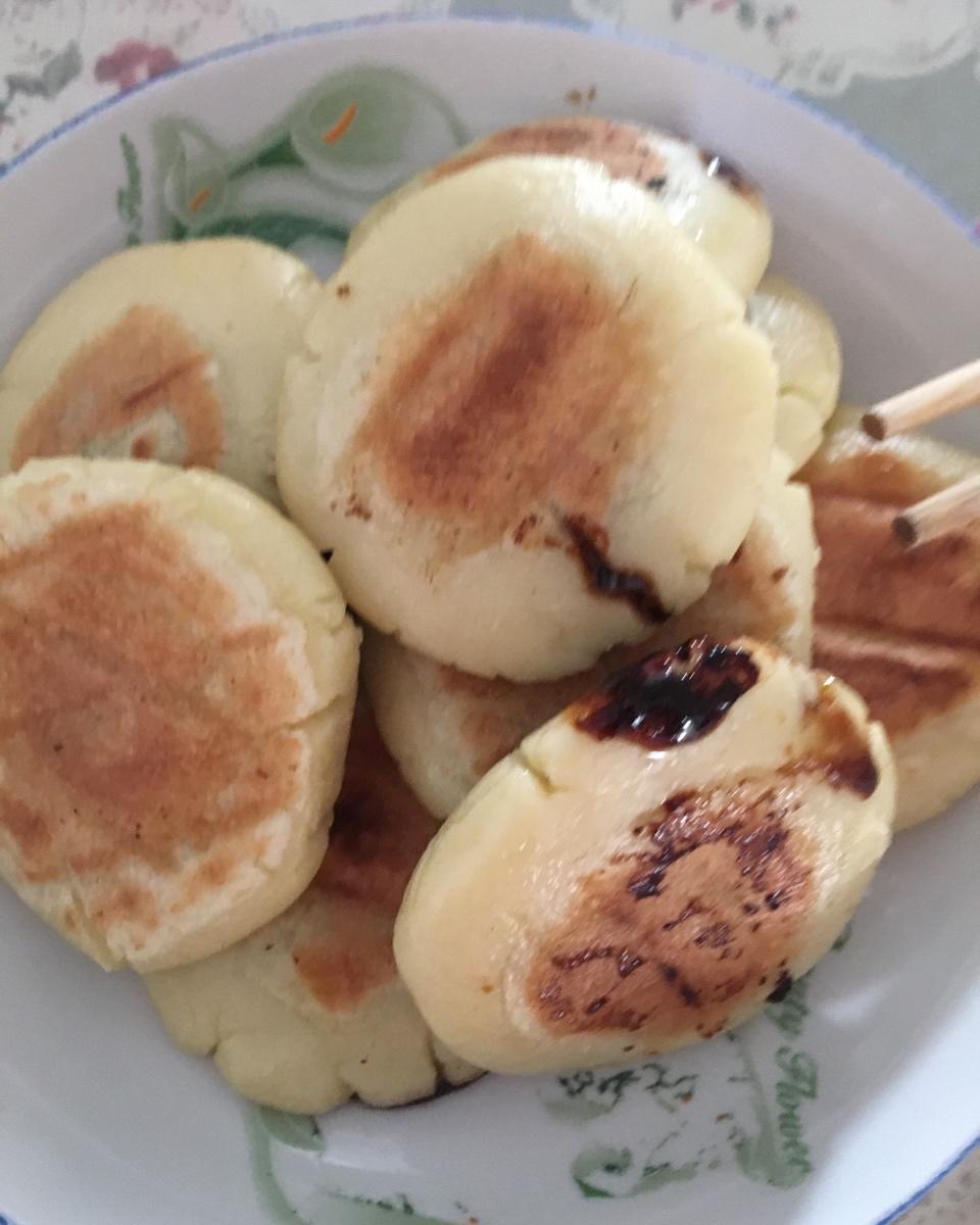 快手糖心糯米饼