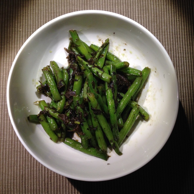 橄榄菜炒四季豆
