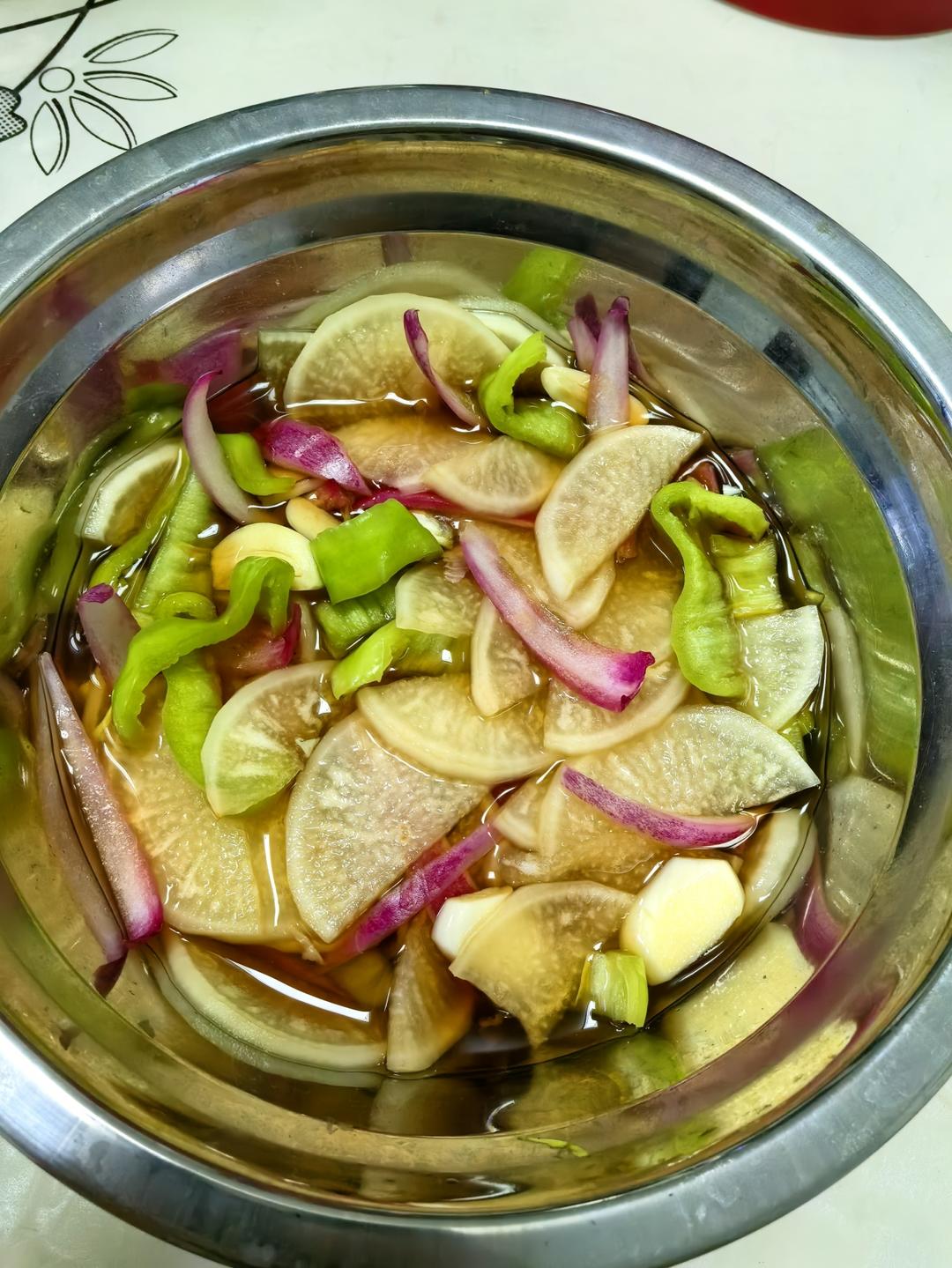 家常调料腌出秒杀市面一切咸菜的脆爽可口白萝卜