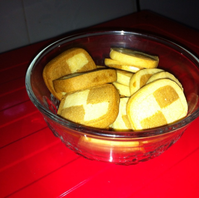 双色小棋格饼干