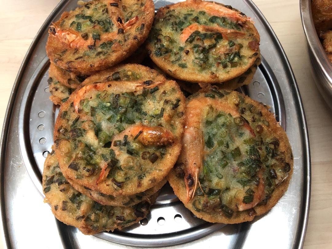 海南小吃韭菜饼
