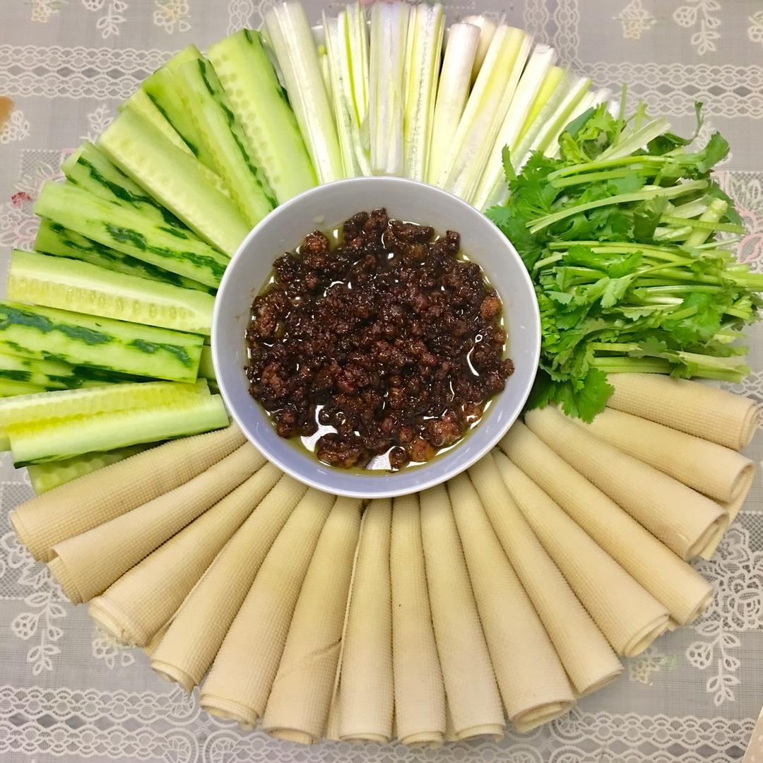 一生不变266做的东北干豆腐青菜卷