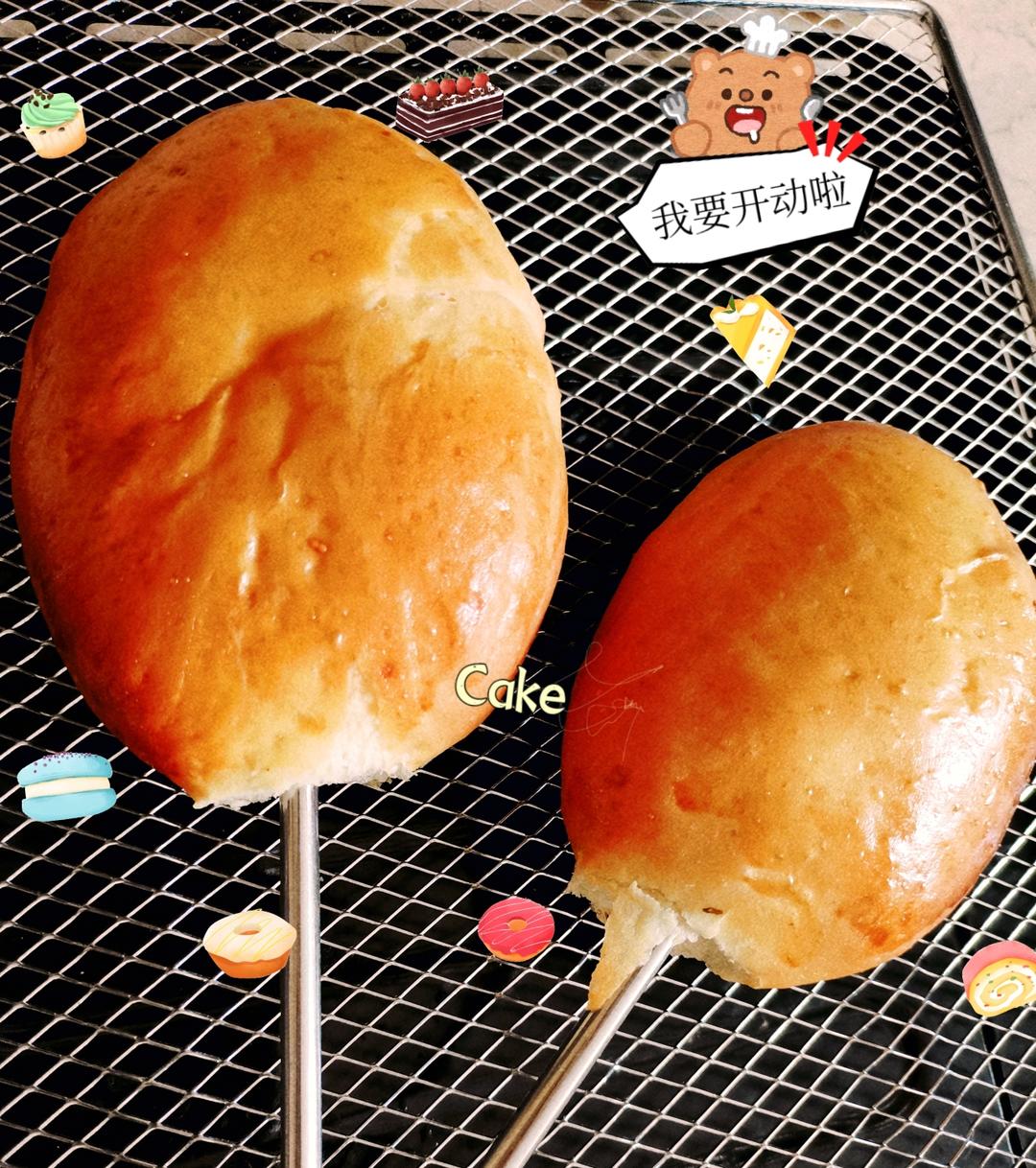 柔软会拉丝的鸡腿面包