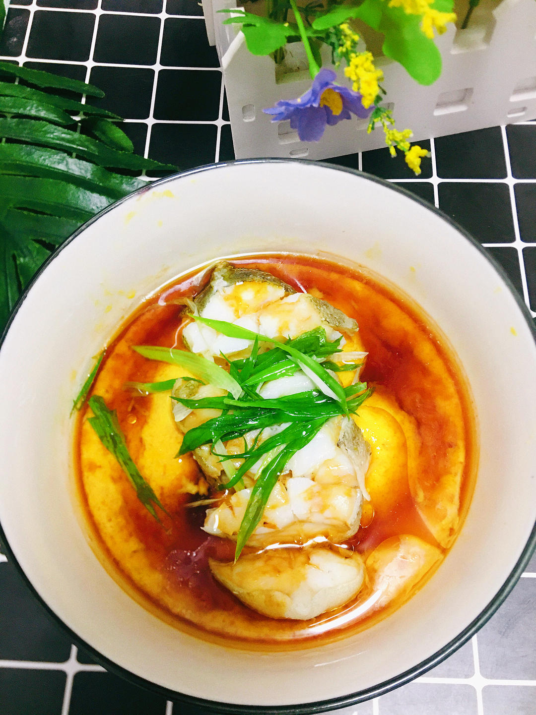 挪威北极鳕鱼蒸蛋羹