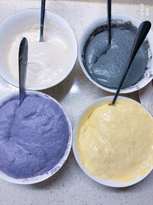 宝宝辅食—可可爱爱的紫薯发糕南瓜发糕山药发糕黑芝麻发糕的做法 步骤5