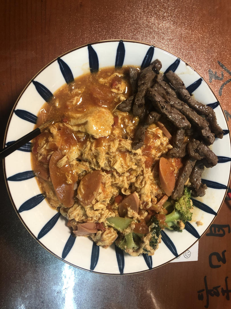 爆好吃的番茄火腿鸡蛋烩饭，5分钟快手餐！