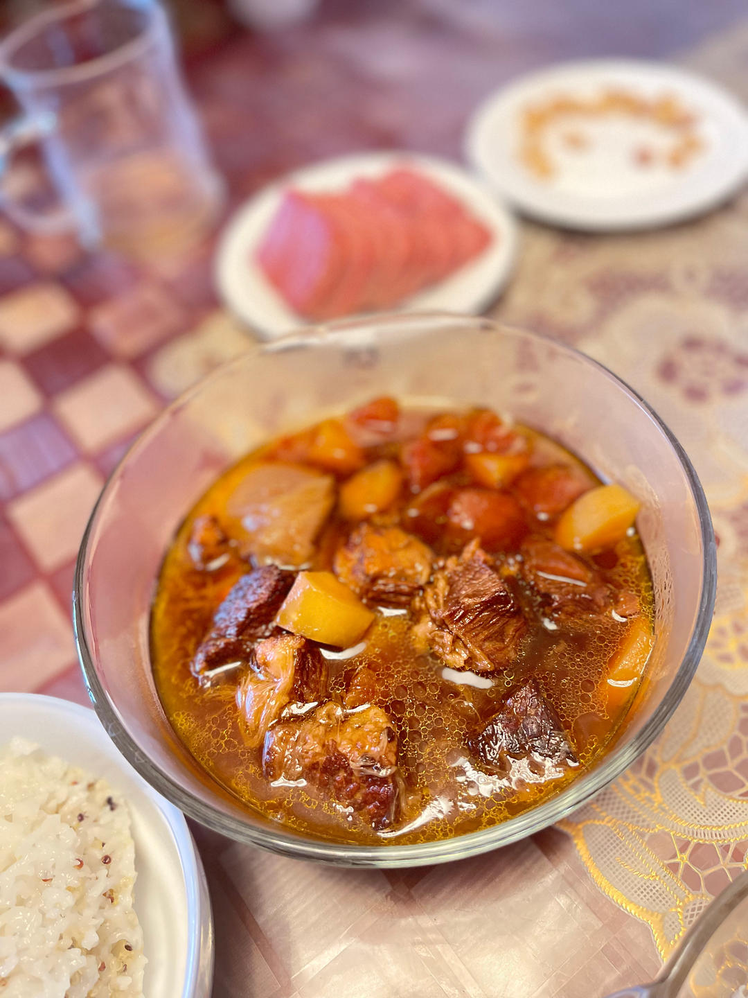 番茄土豆炖牛腩