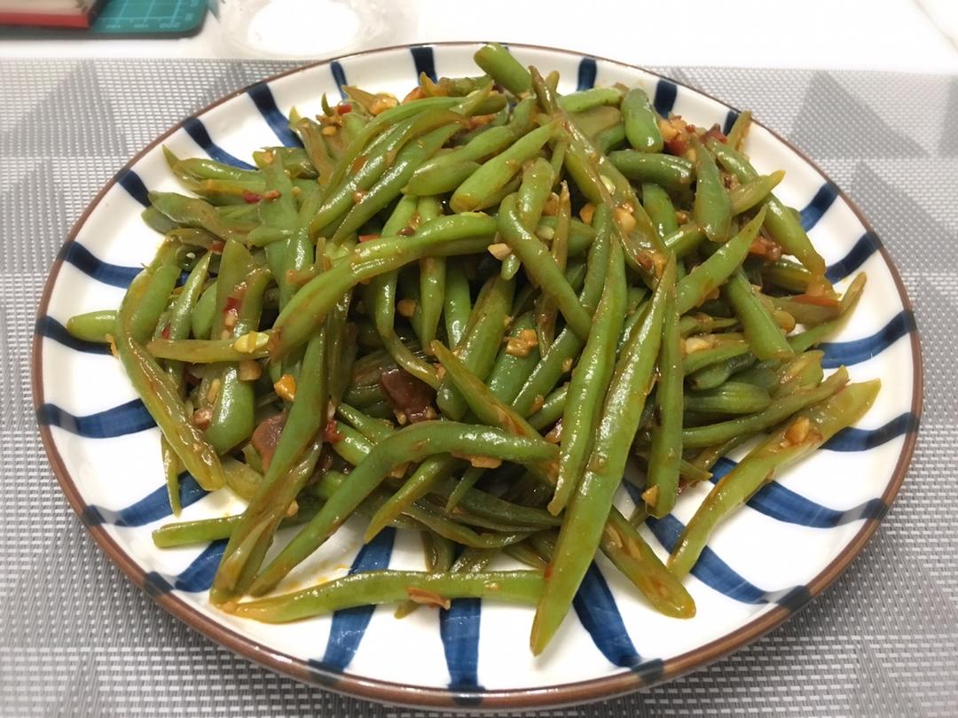 比肉好吃百倍无敌下饭素炒豆角丝