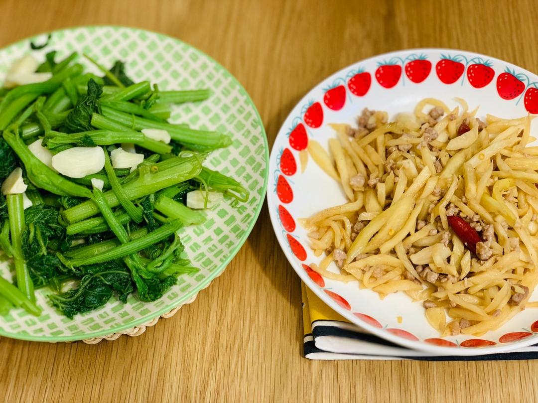 茭白炒肉