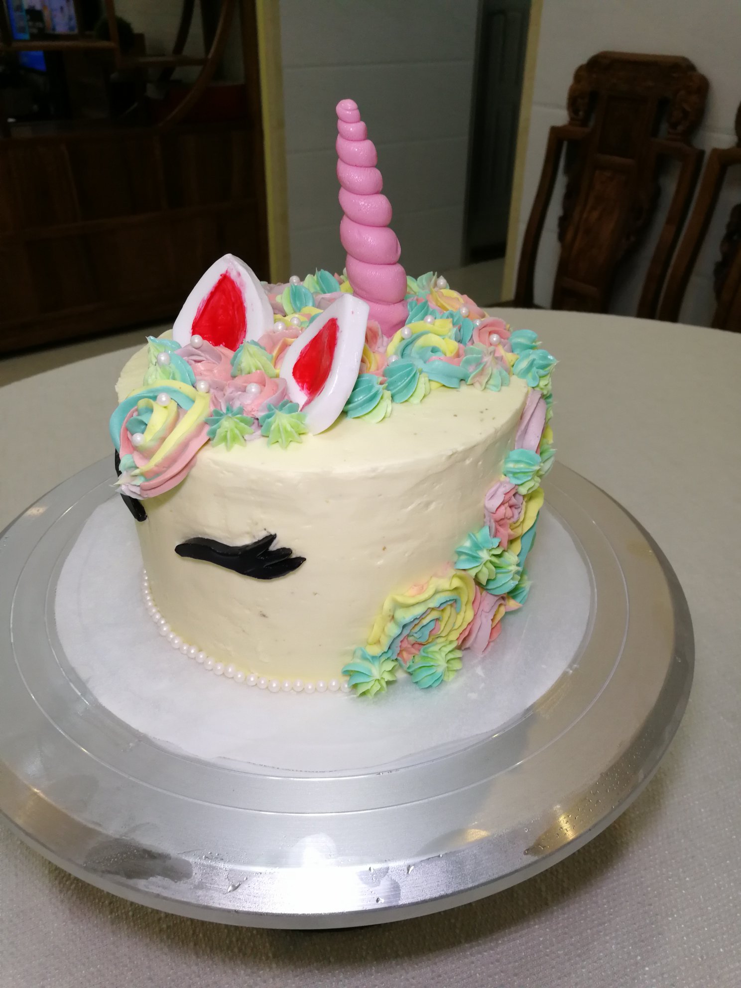 独角兽蛋糕视频 Unicorn cake