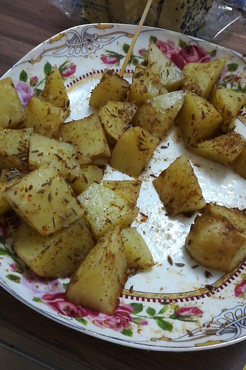 有竖做的半夜解馋十分钟微波炉土豆