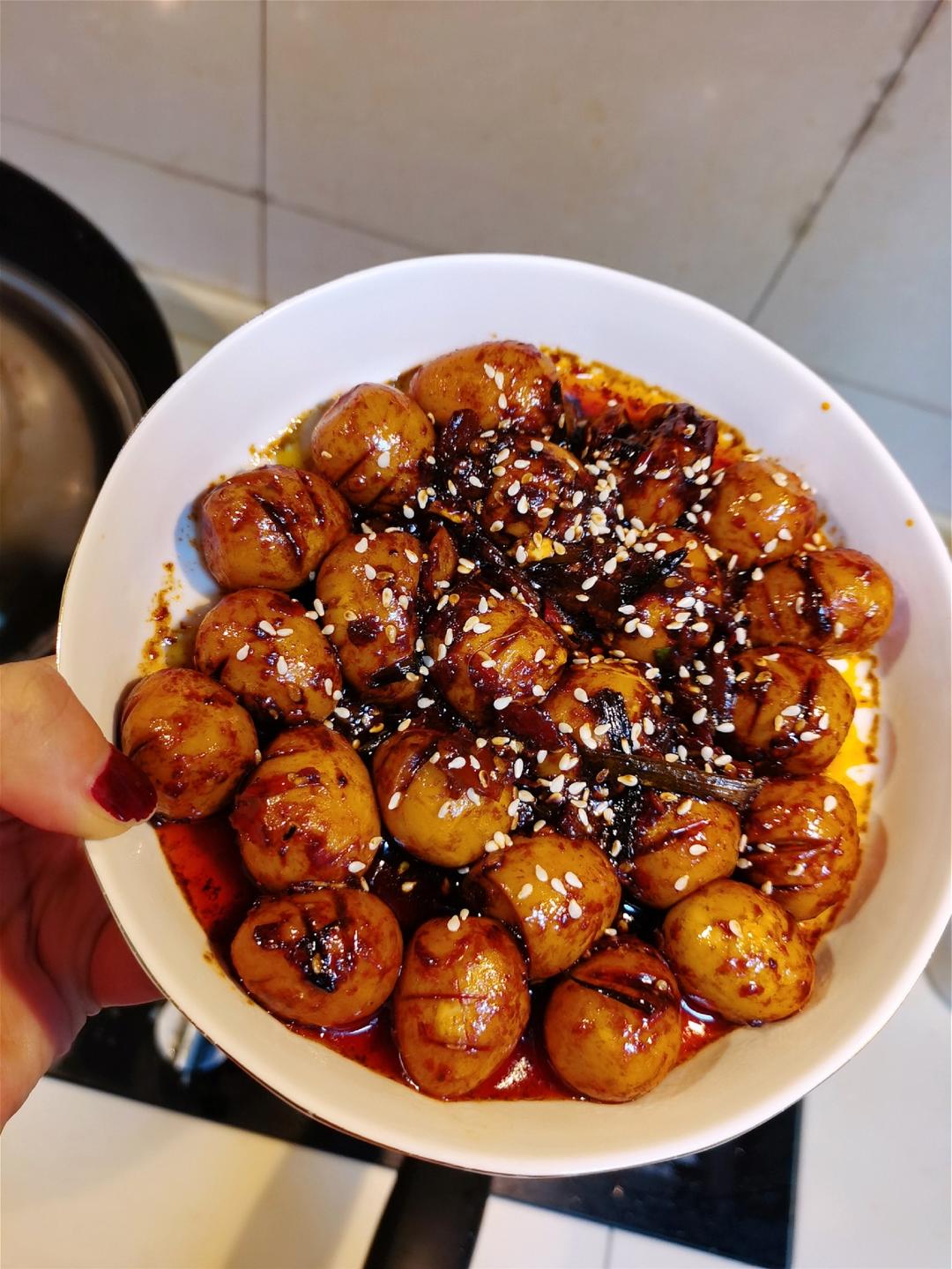 吃一次就上瘾的红烧鹌鹑蛋❗️