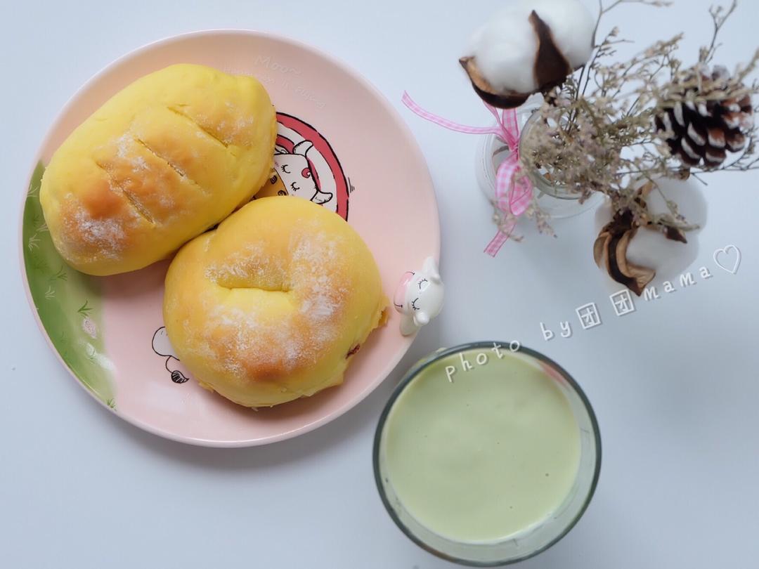 南瓜乳酪软欧包