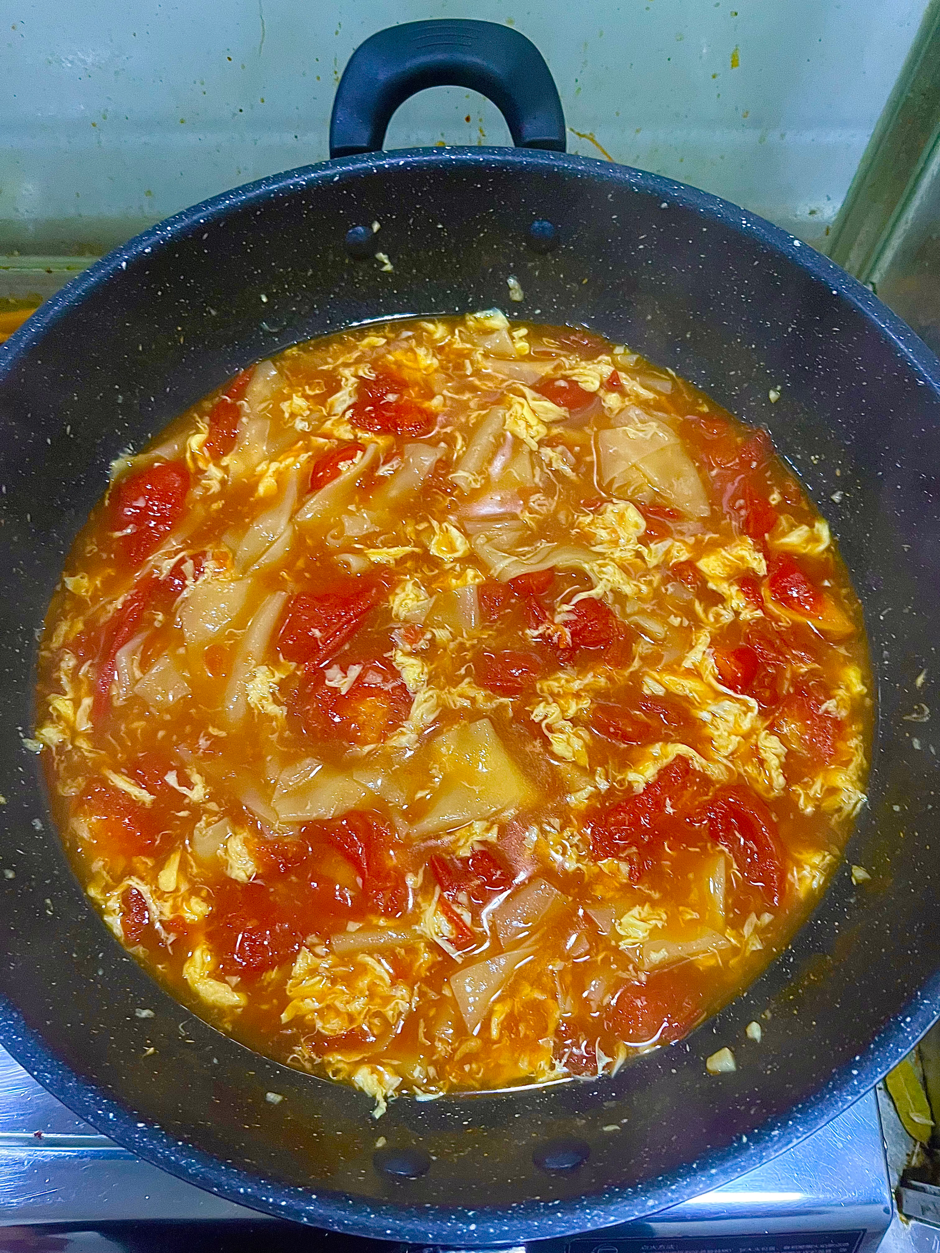 西红柿鸡蛋片汤的做法