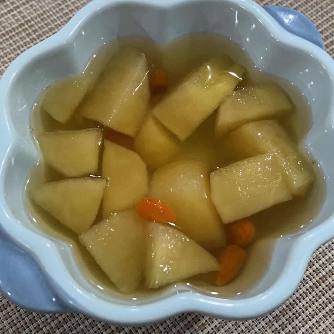 止咳苹果甜汤