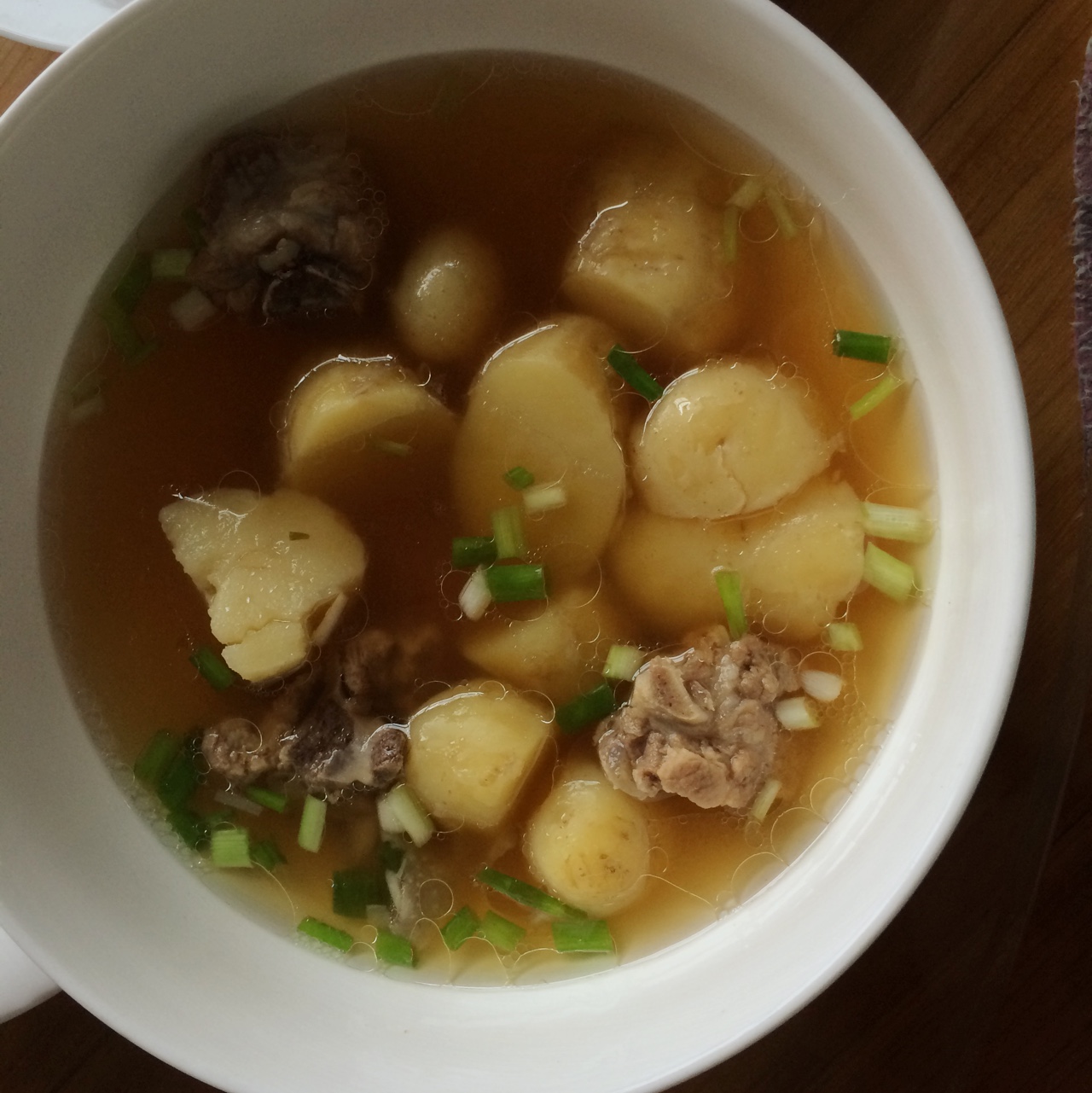 土豆排骨汤