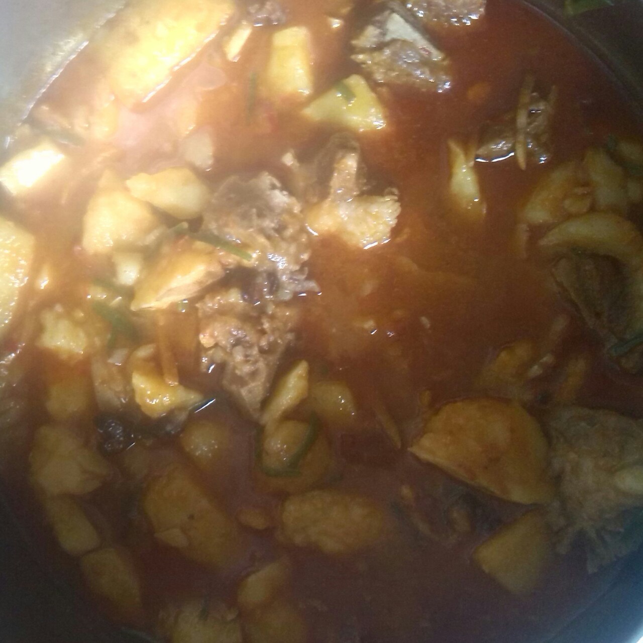 红烧土豆排骨&肉