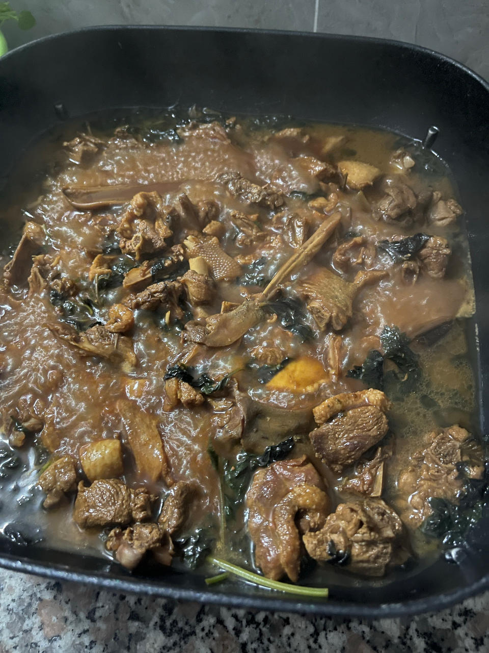 紫苏焖鸭