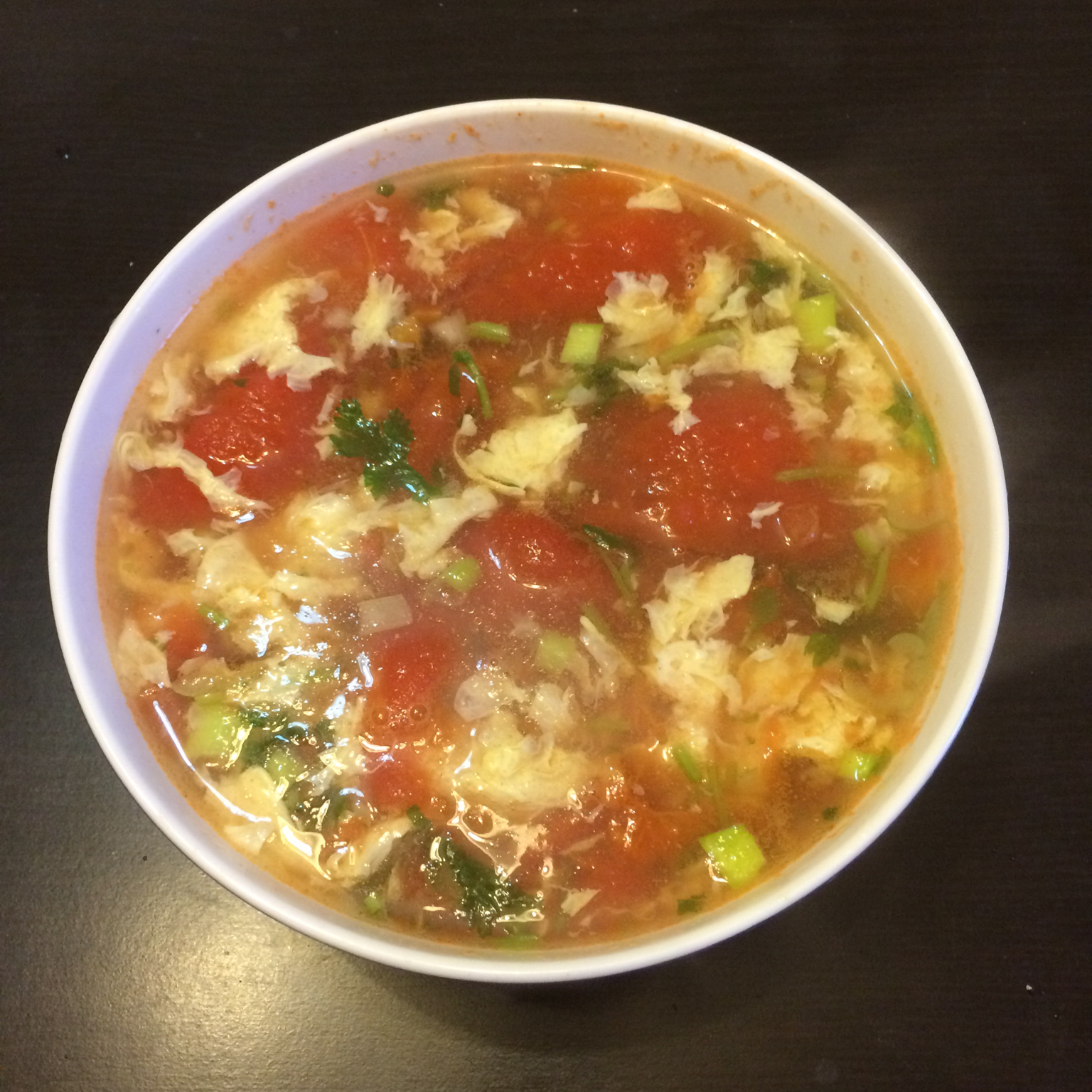 苇萱做的西红柿鸡蛋汤