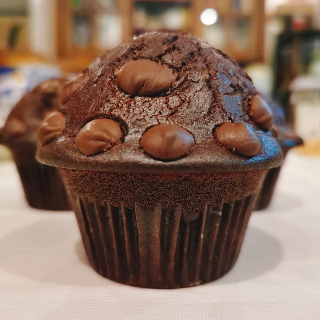 在家做巧克力蘑菇头麦芬蛋糕🍫