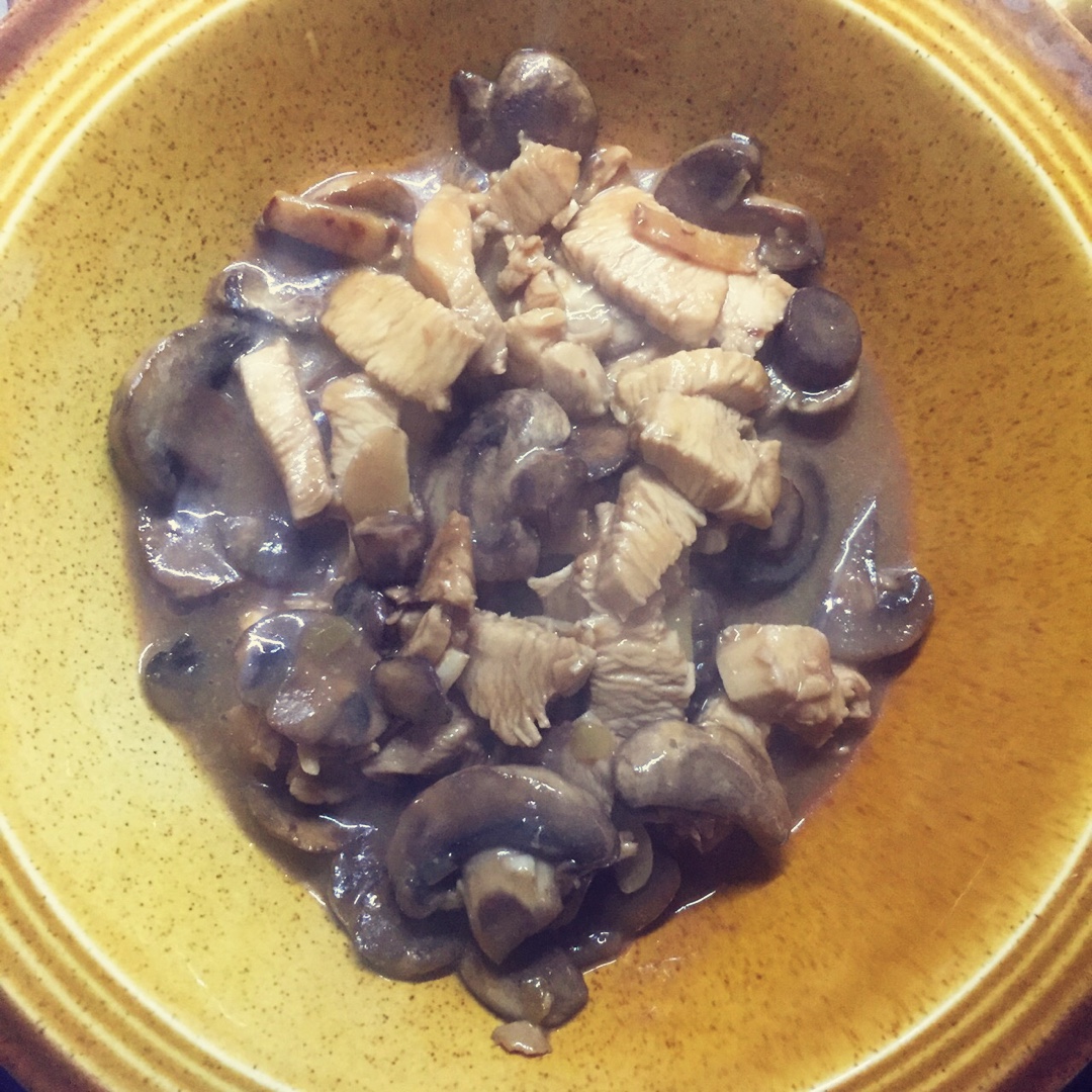 蘑菇滑鸡（香菇滑鸡）