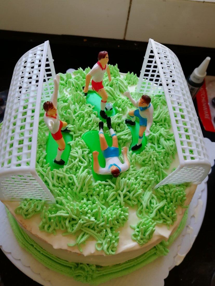 男人爱的蛋糕之足球场景蛋糕