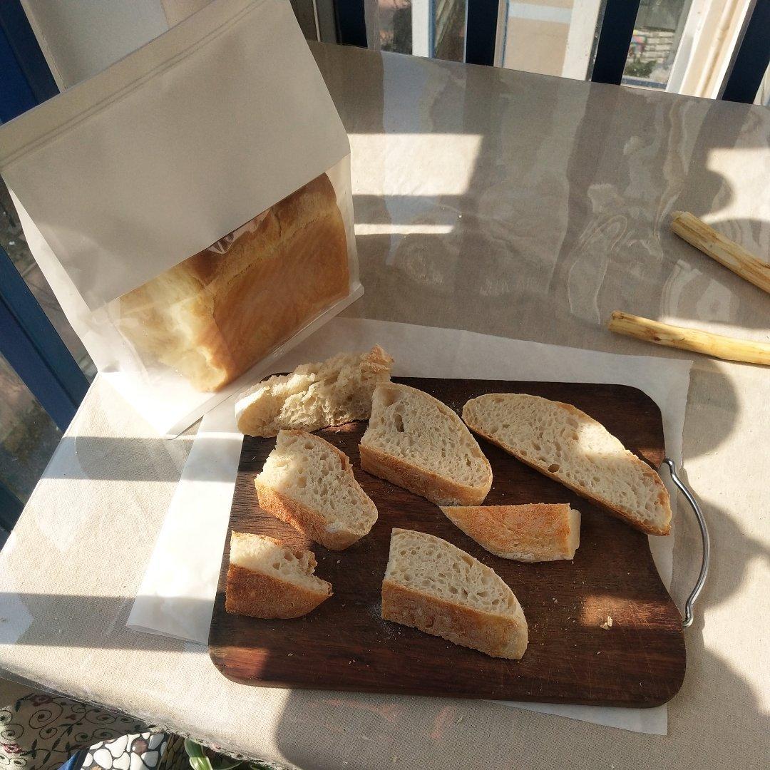 不揉也能出膜的50%天然酵种全麦欧包配方【洞次打次包】-包含如何提高面团结构面筋形成已经超级整形大法