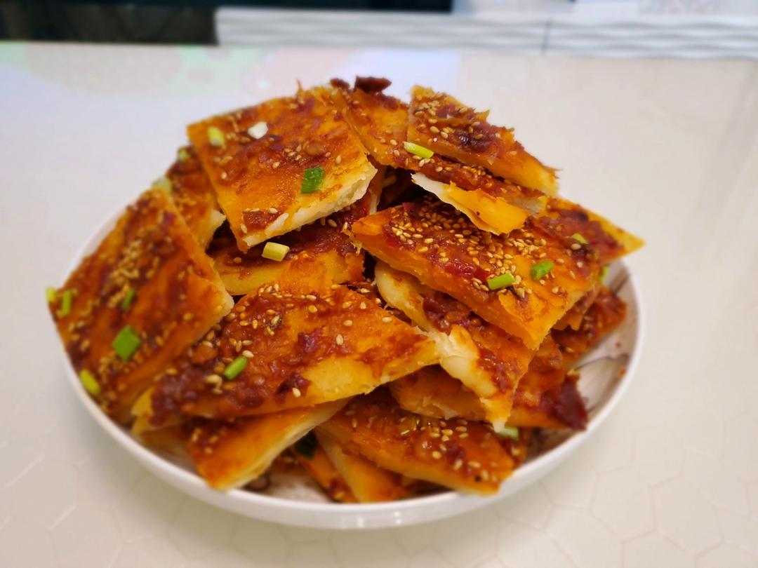 酥的掉渣的酱香饼，老公说都可以开店啦