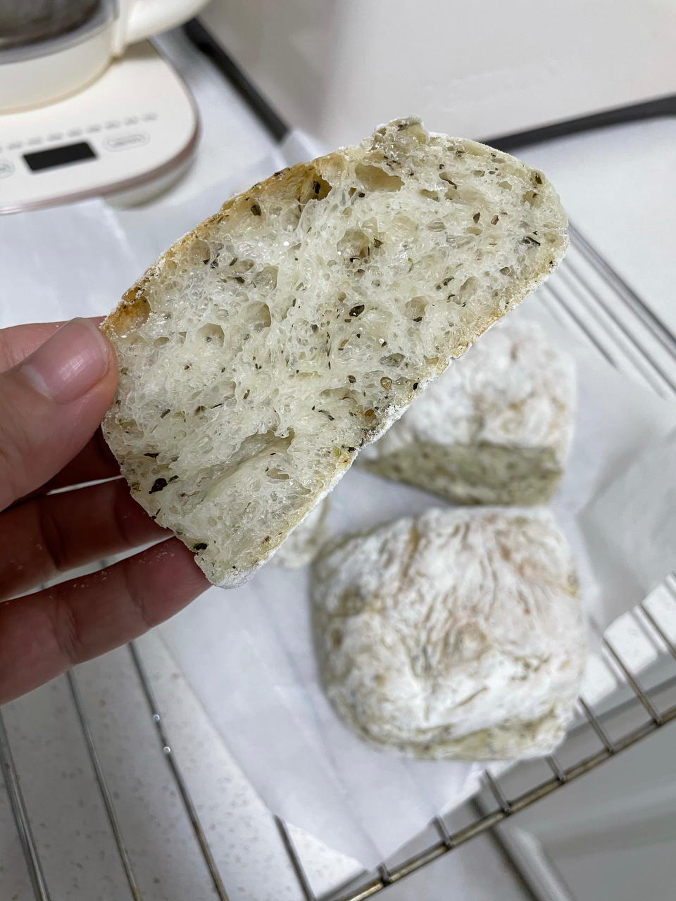 免揉健康咸口“意大利香草Ciabatta”