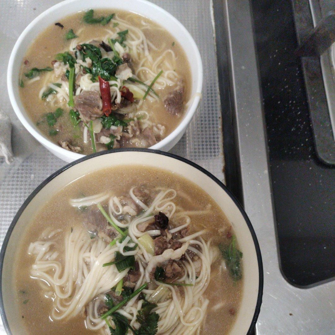 羊肉炝锅面