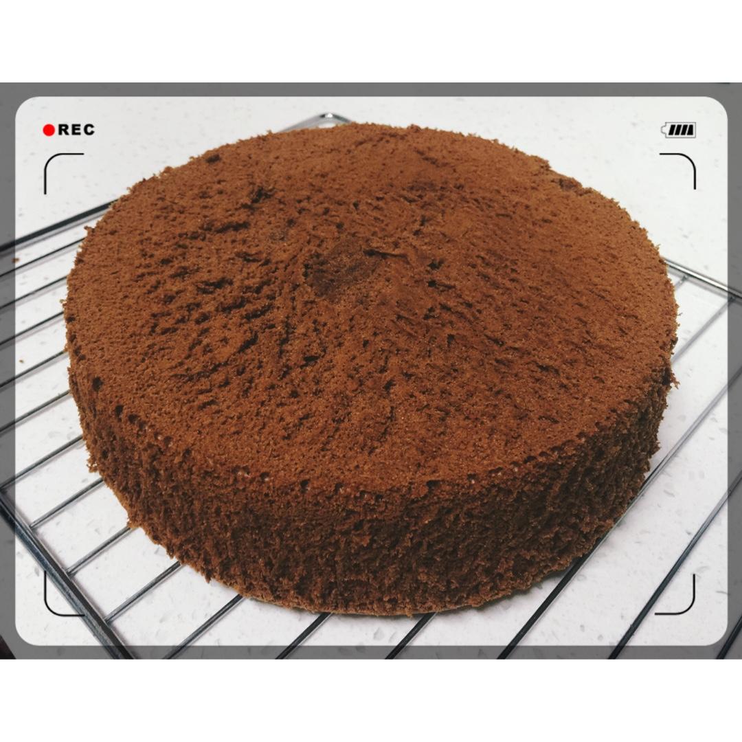 不消泡的巧克力戚风