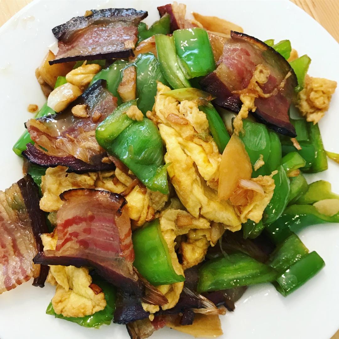 尖椒炒腊肉