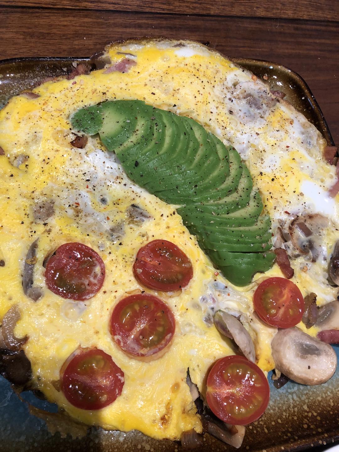 法式牛油果煎蛋的做法