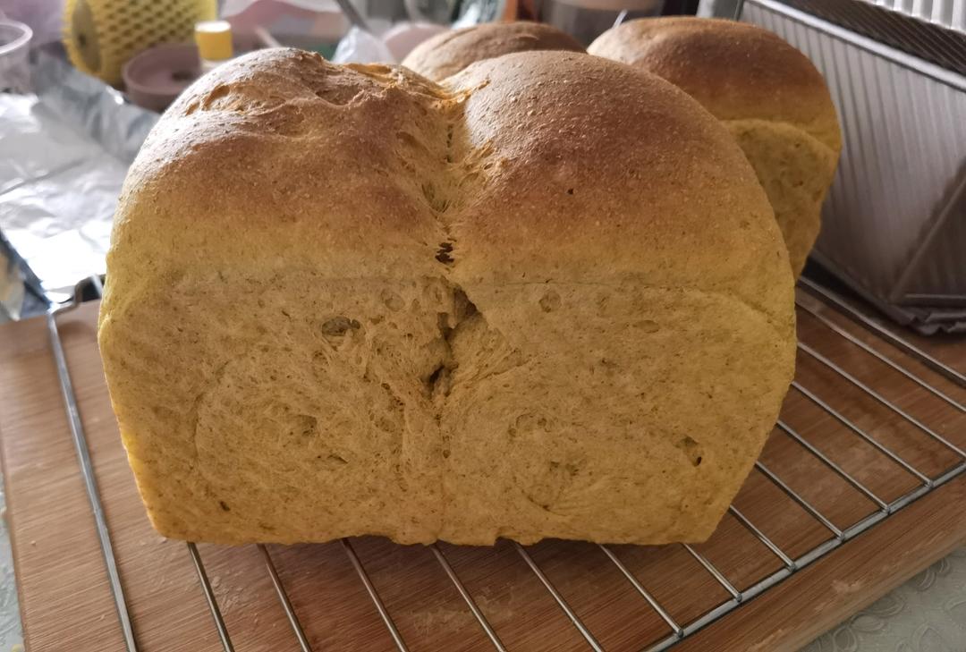 【无糖】全麦南瓜吐司