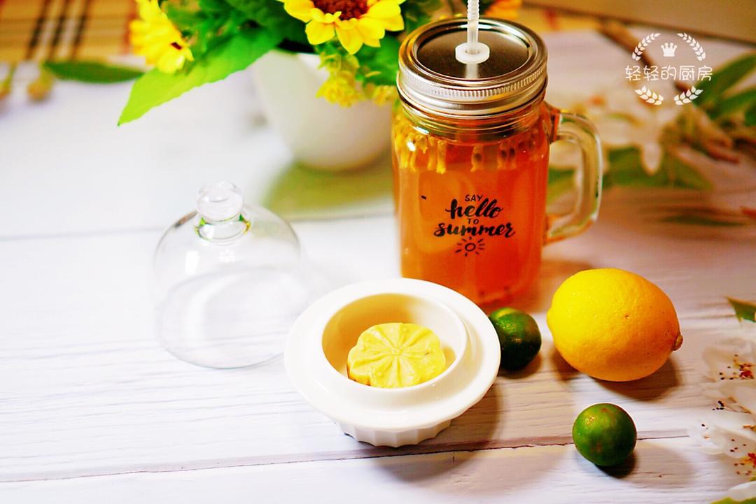 夏日百香果冰茶