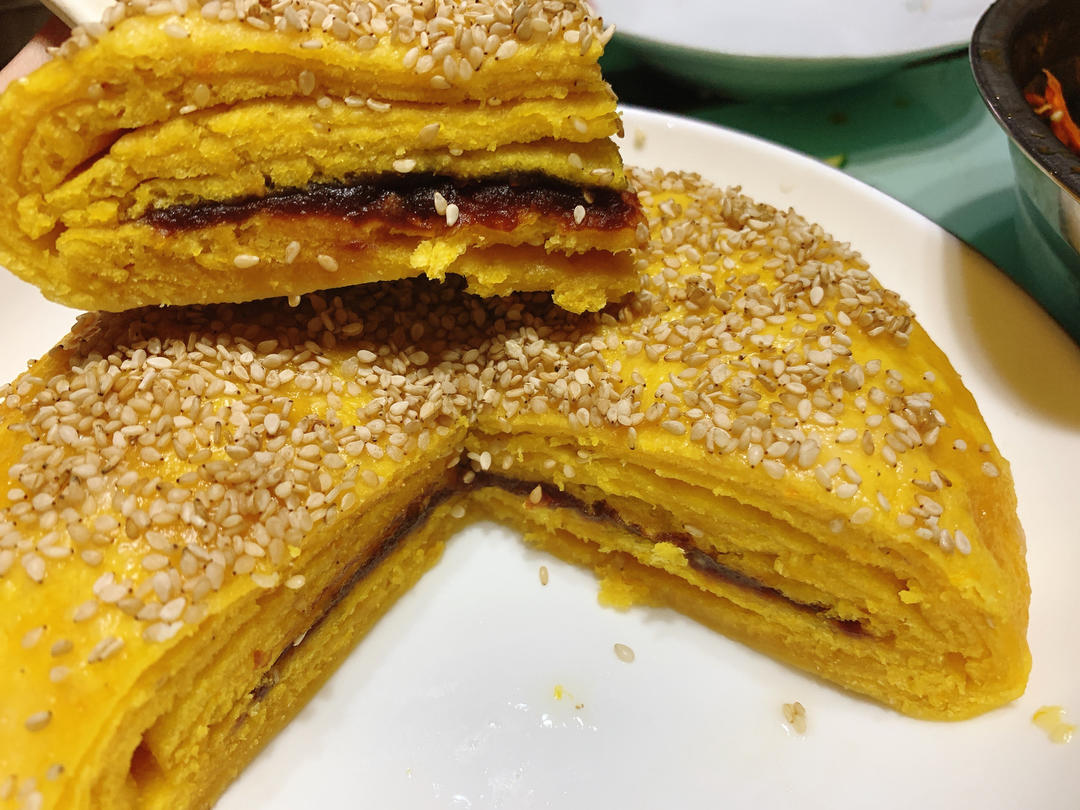 南瓜千层饼