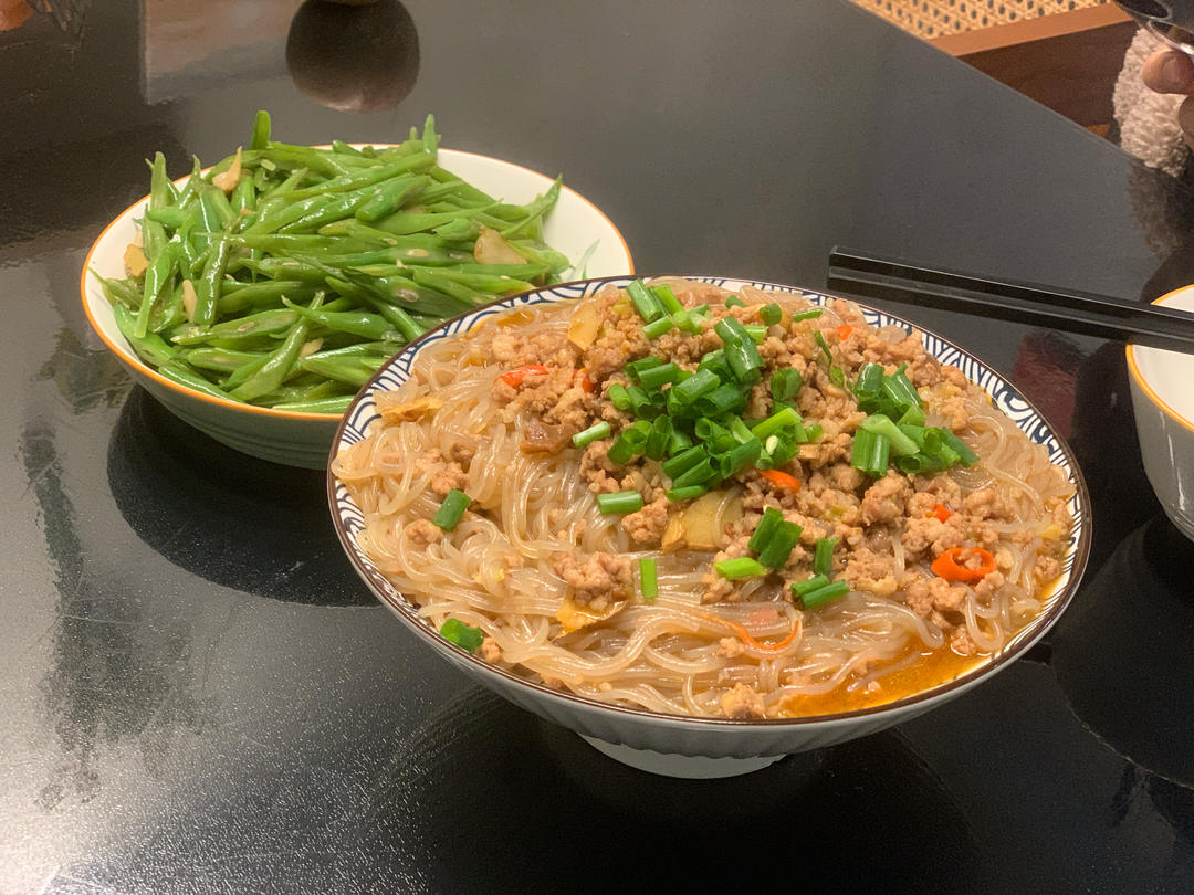 蚂蚁上树(肉末炒粉丝)超下饭‼️十分钟搞定