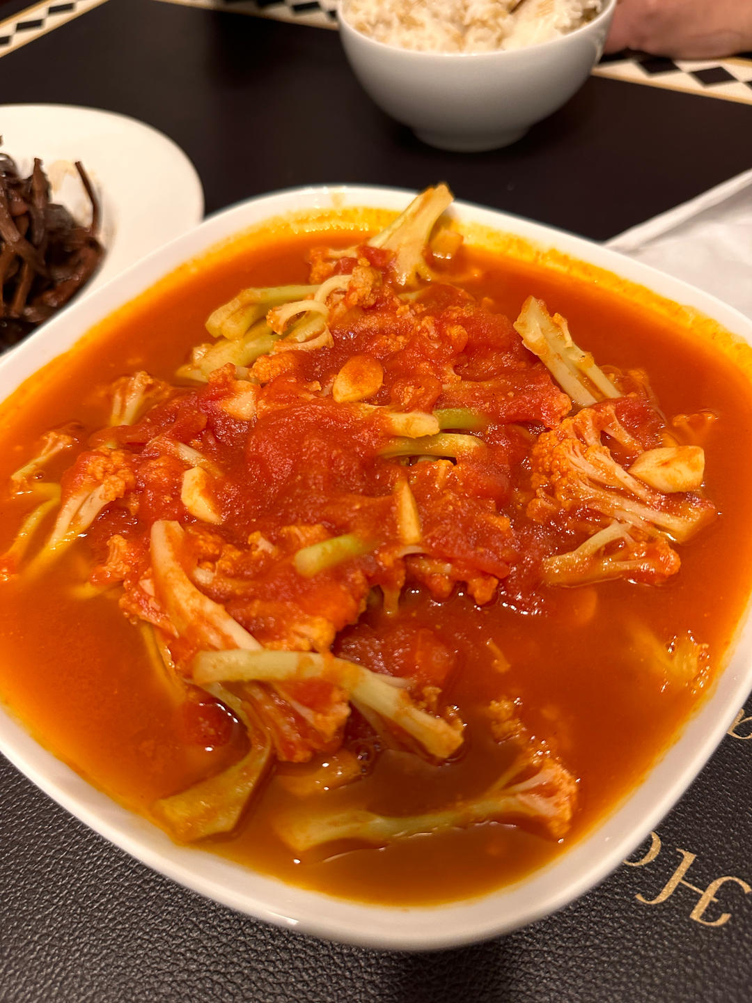 西红柿炒菜花（夏季开胃菜）