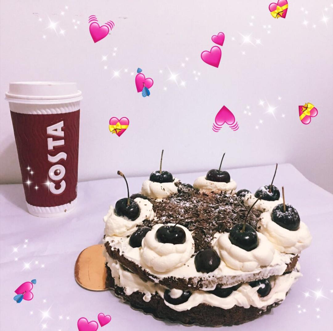 黑森林蛋糕(送给朋友的生日蛋糕)