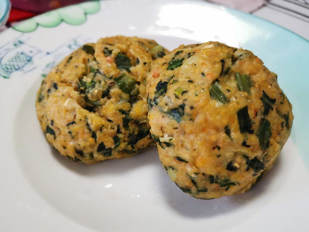 玉米面菜窝头