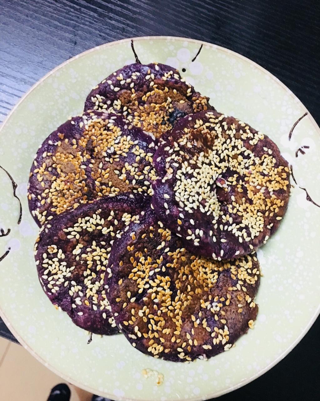 减肥必备紫薯饼