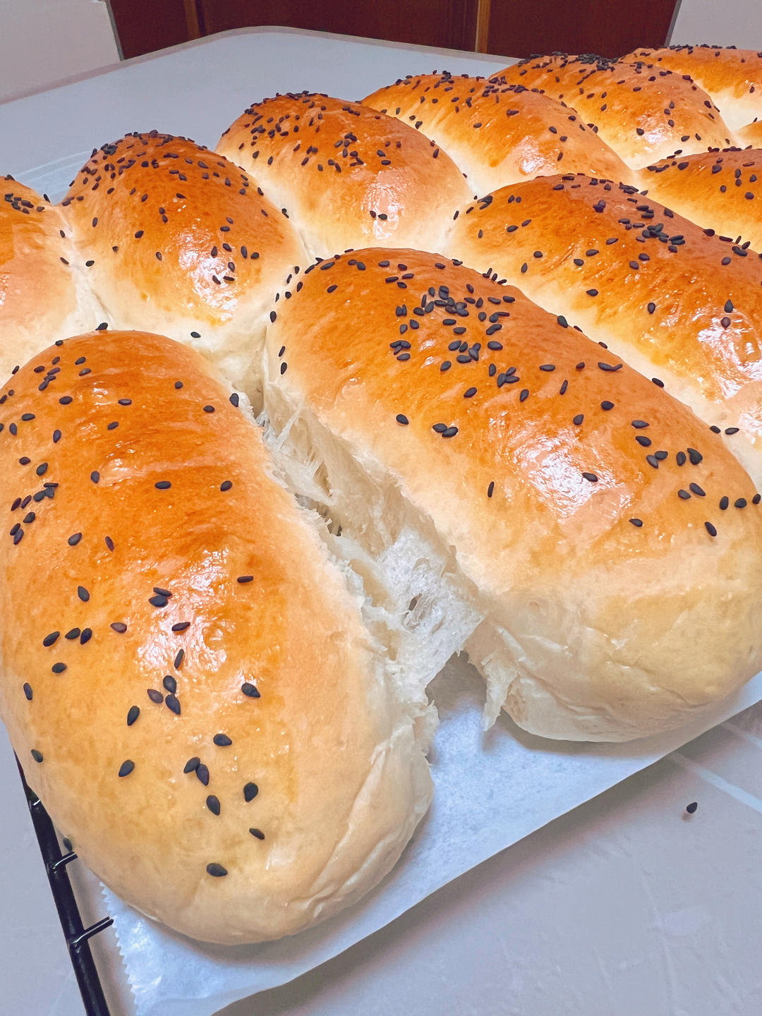 肉松沙拉酱面包（65度汤种）