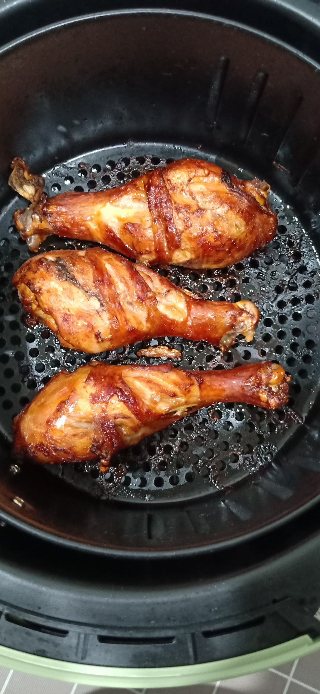 空气炸锅——美味烤全翅和烤鸡大腿的做法 步骤15