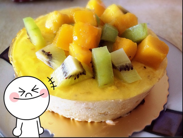 芒果冻芝士蛋糕
