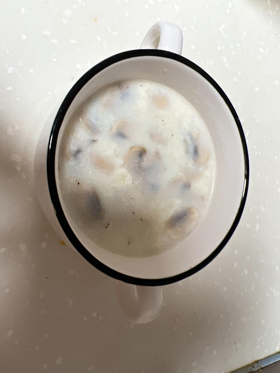 奶油蘑菇汤 一人份牛奶版