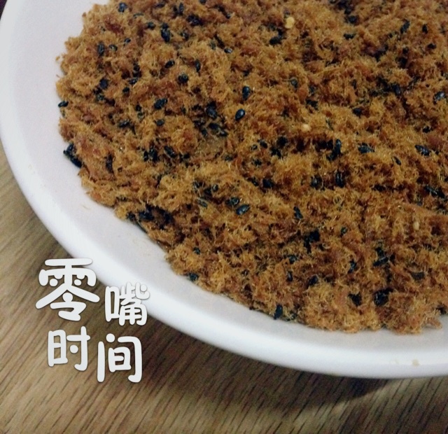 自制面包机肉松